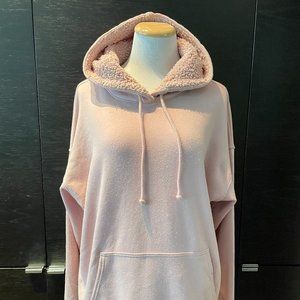 American Eagle fleece pull on hoodie UNISEX